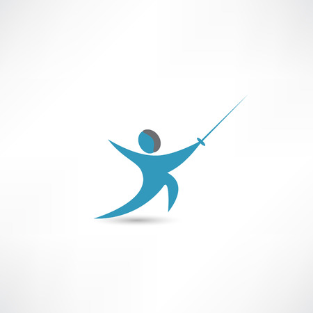 fencer iconのイラスト素材
