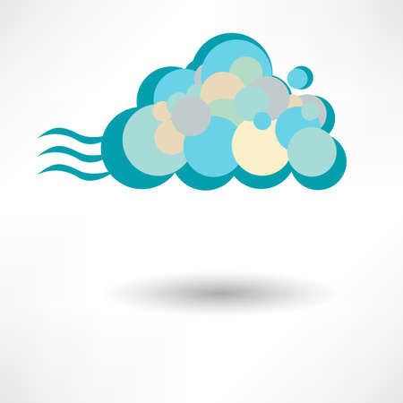Cloud computing. Vector illustration.のイラスト素材