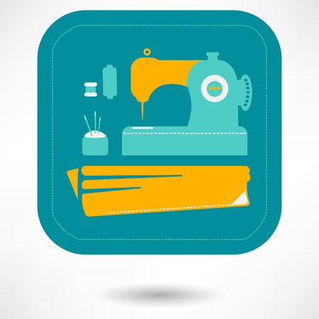 sewing icons set - vector illustration. eps 10のイラスト素材