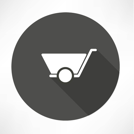 mason trolley iconのイラスト素材