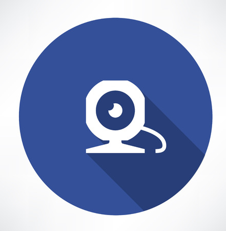 webcam iconのイラスト素材