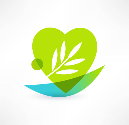 Eco icon. Logo design.のイラスト素材