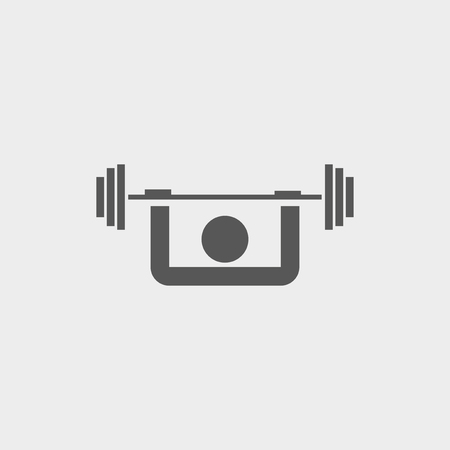 Weightlifter iconのイラスト素材