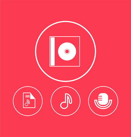 Music iconのイラスト素材