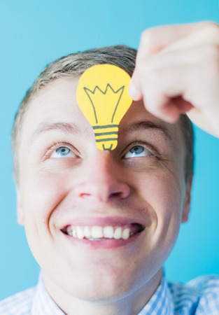 hand with  lampの写真素材