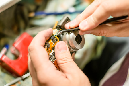 photo camera repairの写真素材