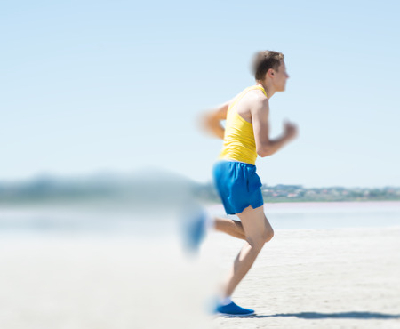 Motion Blurred runner