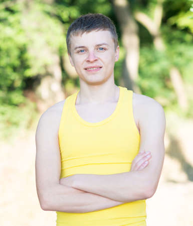 Sporty  manの写真素材