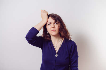 Woman Who Made A Mistakeの写真素材