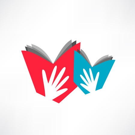 Open book vector iconのイラスト素材