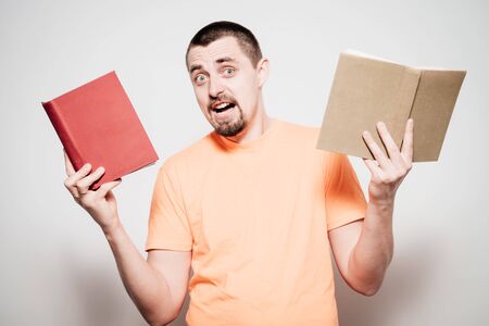 The man with a book