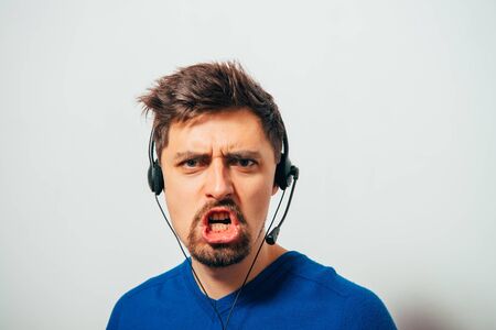 Man. Technical Supportの写真素材