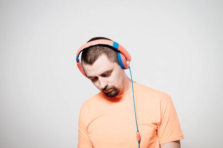 Man with headphones