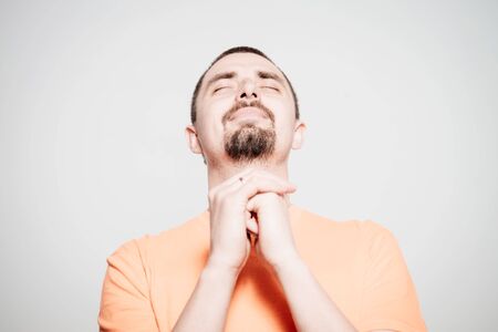 Prayer. Man.の写真素材