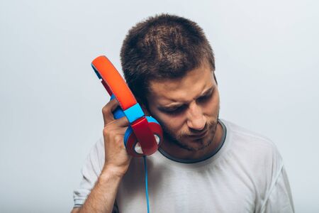 Man with headphones