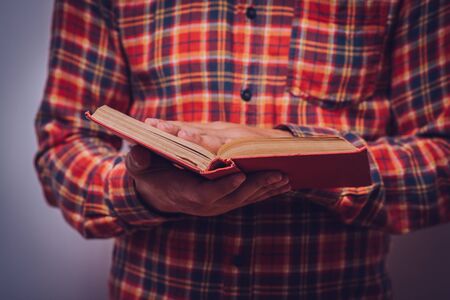 The man with a book