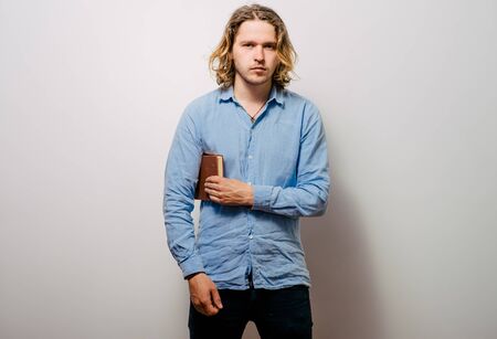 The man with a book