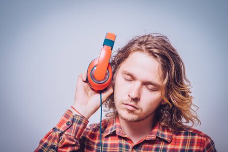 Man with headphones