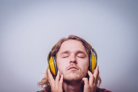 Man with headphones