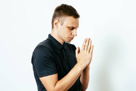 Prayer. Man.の写真素材