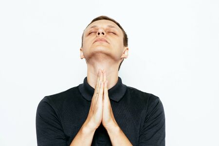 Prayer. Man.の写真素材