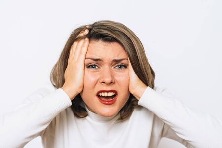 Woman Who Made A Mistakeの写真素材