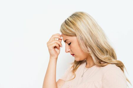 Woman thinksの写真素材