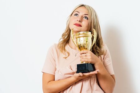 Woman with a golden cup