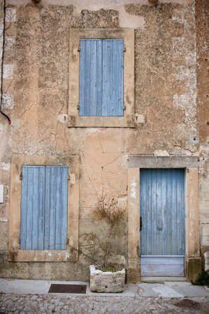A building frontage in Gordes, Provence, Franceの写真素材