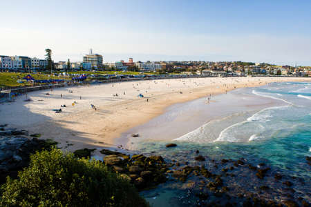 View over Bondi Beach on a summerのeditorial素材