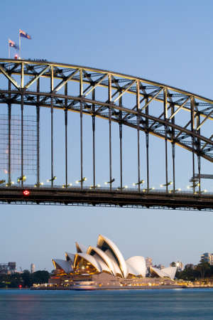 The view from McMahons Point in Lavender Bay, Sydney, Australiaのeditorial素材