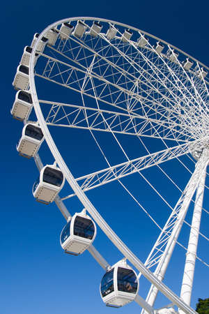 The Wheel of Brisbane spins on a perfect summer's day in Brisbane, Queensland, Australiaのeditorial素材