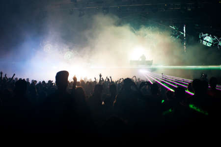 DJ Set at Summadayze in  Melbourne, Australiaの写真素材