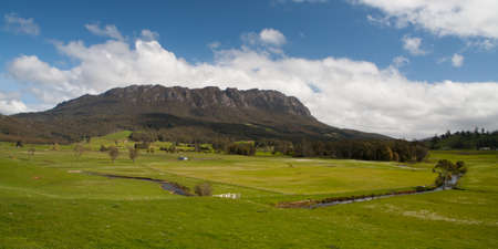 Central Tasmania near Mt Roland, Tasmaniaの写真素材