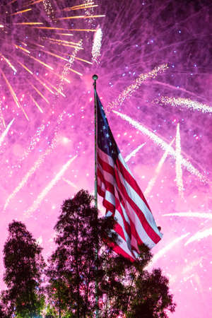Independance Day Fireworksの写真素材