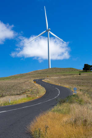A wind farm near the town of Dalgety, New South Wales, Australia