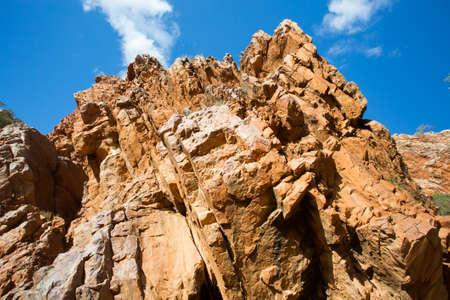 Emily Gap Nature Reserve near Alice Springs, Northern Territory, Australiaの写真素材