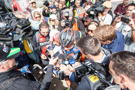 MELBOURNE, AUSTRALIA - FEBRUARY 1: The inaugral Cadel Evans Great Ocean Road Raceのeditorial素材