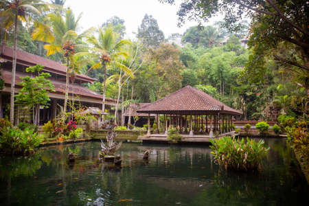 The famous Gunung Kawi Temple in Sebatu, Tegallalang, Bali, Indonesiaの写真素材