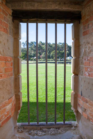 The interior of the penitentiary building at Port Arthur in Tasmania, Australia