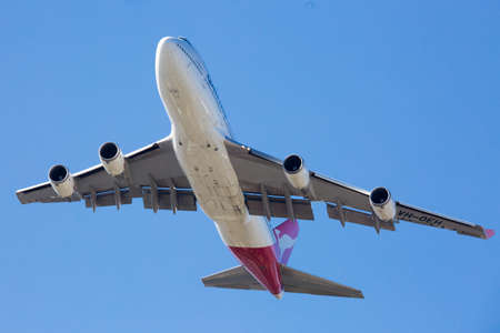 Qantas Boeing 747-400 Flying