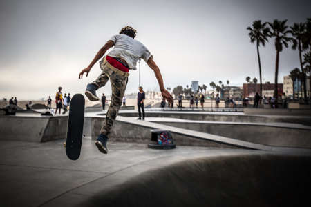 Venice Beach Skate Parkのeditorial素材