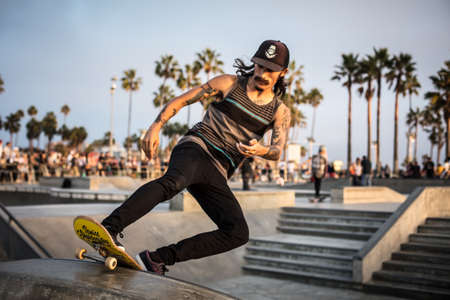 Venice Beach Skate Parkのeditorial素材