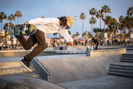 Venice Beach Skate Parkのeditorial素材