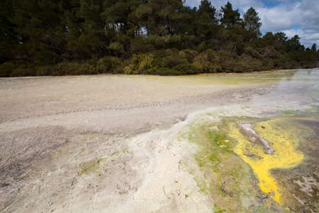 Wai-O-Tapu Geological featureの写真素材