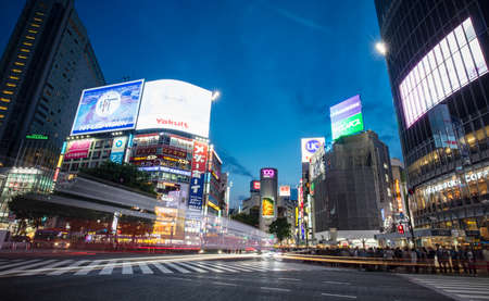 Shibuya Crossing Tokyo Japanのeditorial素材