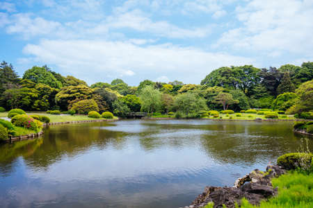 Shinjuku Gyoen National Garden in Tokyoの写真素材