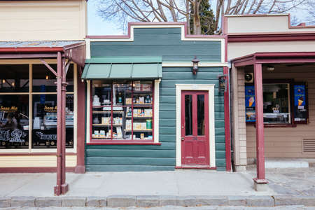 Arrowtown on a Cloudy Day in New Zealand