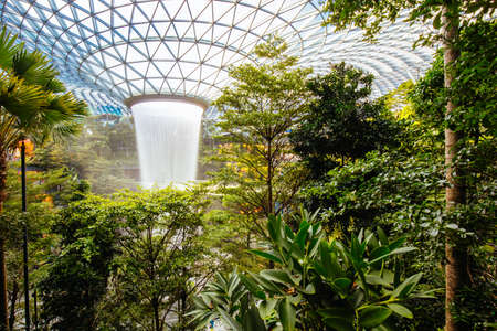 The Iconic Jewel at Changi Airport in Singaporeのeditorial素材