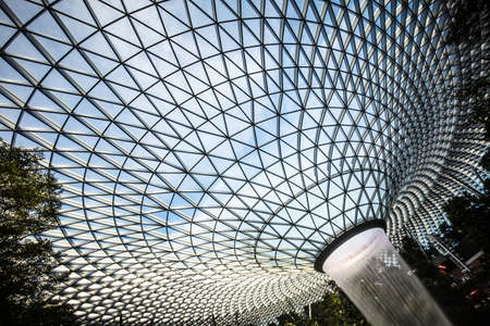 The Iconic Jewel at Changi Airport in Singaporeのeditorial素材